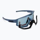Sunglasses Bliz Fusion Small matt blue/smoke in ice blue multi