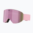 Ski goggles Bliz Flow matte pink/brown/pink multi