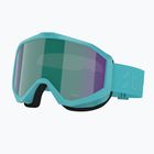Children's ski goggles Bliz Liner Jr matte turquoise/brown/green multi