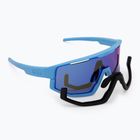 Bliz Fusion matte blue/grey blue mirror sunglasses
