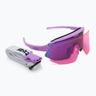 Bliz Breeze Small matte purple/grey purple mirror/pink sunglasses