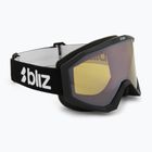 Ski goggles Bliz Liner matte black/orange/silver mirror