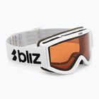Children's ski goggles Bliz Pixie Jr matte white/orange