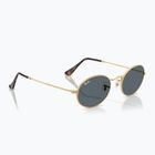 Sunglasses Ray-Ban Oval arista gold/blue