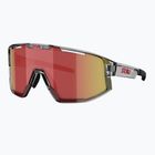 Sunglasses Bliz Fusion transparent dark grey/brow red multi