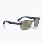Sunglasses Ray-Ban RB4470 Polarized+ Lenses sand dark blue/grey gradient chromance