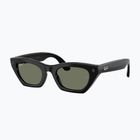 Glasses with a camera Ray-Ban Meta Zena shiny black/g15 green polar