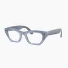 Glasses with a camera Ray-Ban Meta Zena milky grey lilac/trs copper