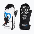 Level Lucky Mitt children's ski gloves pk white