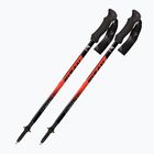 Fizan Compact red trekking poles