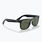 Children's sunglasses Ray-Ban Justin black/dark green