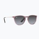 Children's sunglasses Ray-Ban Erika transparent violet/grey gradient