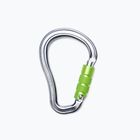 Climbing Technology Axis Big Tg carabiner L3860006 silver-green 2C38600XPE