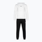Men's EA7 Emporio Armani Train Core ID Hoodie Coft white/black tracksuit