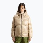 Woolrich women's jacket Aliquippa Short Puffer oxford tan