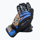 Level Junior children's ski gloves blue-brown 4152JG