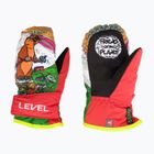 Level Animal pk rainbow children's ski gloves