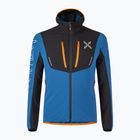 Men's Montura Ski Style Hoody deep blue/mandarino jacket