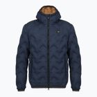 Men's jacket Blauer USA Piery blue inside tobacco