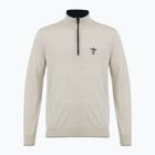 Men's jumper Aeronautica Militare 1/2 Zip stone melange
