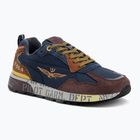 Men's shoes Aeronautica Militare 252SC0276UCT03546 multicolor blu navy/bruciato/vinaccia