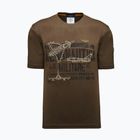 Men's T-shirt Aeronautica Militare TS2535UJ00641 chestnut brown