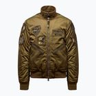 Men's jacket Kurtka Aeronautica Militare 262AB3077UCT04361 Bomber fern green
