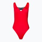 Women's one-piece swimsuit EA7 Emporio Armani Water Sports BW Tape rosso