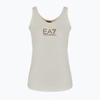 Women's tank top EA7 Emporio Armani Train Shiny pristine/logo brown