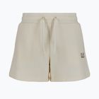 Women's EA7 Emporio Armani Train Shiny shorts pristine/logo brown
