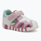 Children's sandals Geox Iupidoo white/fuchsia