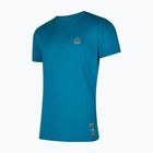 Men's T-shirt La Sportiva Climbing on the Moon turchese/giallo