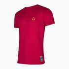 La Sportiva men's Climbing on the Moon fucsia/giallo T-shirt