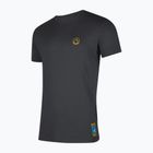 La Sportiva men's Climbing on the Moon carbon/giallo T-shirt