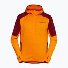 Men's La Sportiva Existence Hoody papaya/sangria trekking sweatshirt