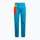 Men's La Sportiva Bolt climbing trousers tropical blue/bamboo