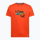 La Sportiva Stripe Cube men's T-shirt cherry tomato