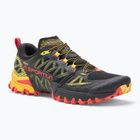 Men's La Sportiva Bushido III GTX black/ yellow running shoe