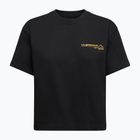 Women's climbing T-shirt La Sportiva Since 1928 Crop black/yellow