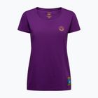 Women's T-shirt La Sportiva Climbing on the Moon viola/giallo