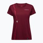 Women's T-shirt La Sportiva Route redwood/azalea