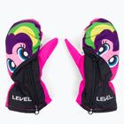 Level Lucky Mitt children's ski glove pink 4146