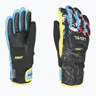 Children's ski gloves Level Race Jr black/yellow