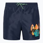 Men's EA7 Emporio Armani Water Reactive Monogram Boxer shorts blu navy