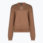 Women's EA7 Emporio Armani Train Logo Series T-Top Essential tan sweatshirt