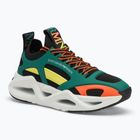 EA7 Emporio Armani Infinity Cage black/ evergreen/ orange fluo shoes