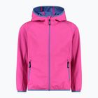 CMP Fix Hood fuxia children's softshell jacket