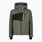 Men's CMP ski jacket 34W4667 olive