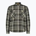 Men's CMP shirt 34S2717 olive / nero / bianco