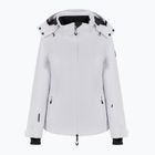 Women's Ski Jacket EA7 Emporio Armani Ski Cortina Embossed Toray white